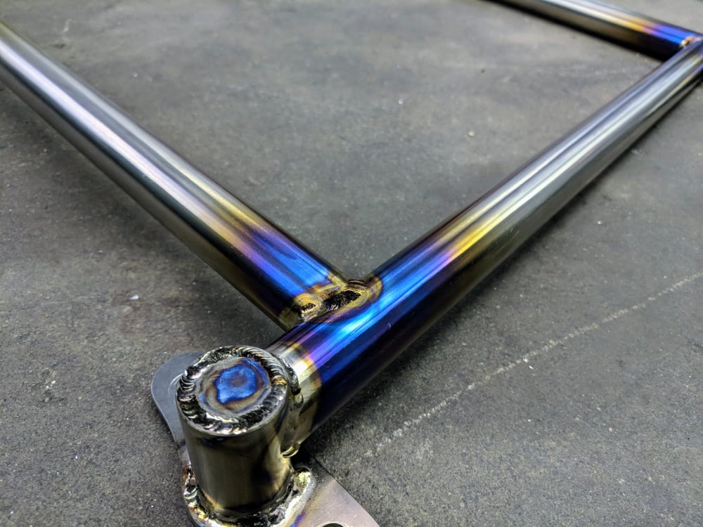 Image of Titanium 4 point chassis bar