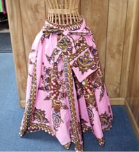 Image 1 of Ankara Maxi Skirt with scarf