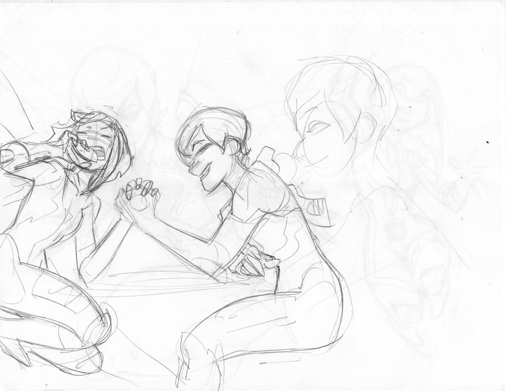 Image of COVER ROUGHS 2 - THE UNSTOPPABLE WASP #1 (VARIANT)