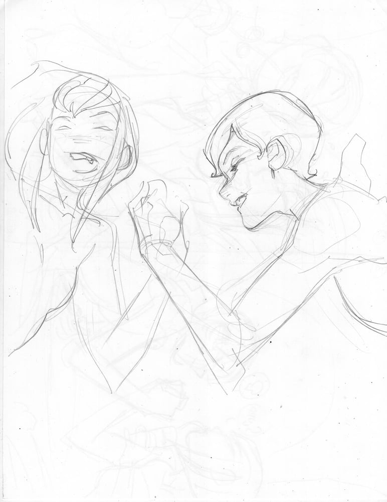Image of  COVER ROUGHS 3 - THE UNSTOPPABLE WASP #1 (VARIANT)