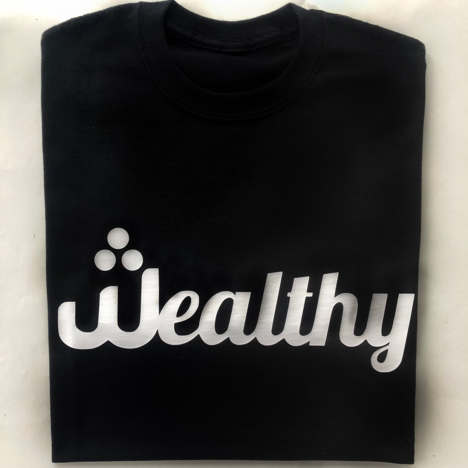 Image of Black Wealthy Tee