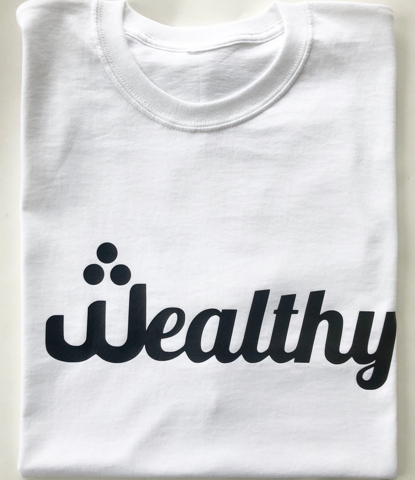 Image of White Wealthy Tee