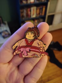 Fat Fuu! Samurai Champloo inspired soft enamel pin