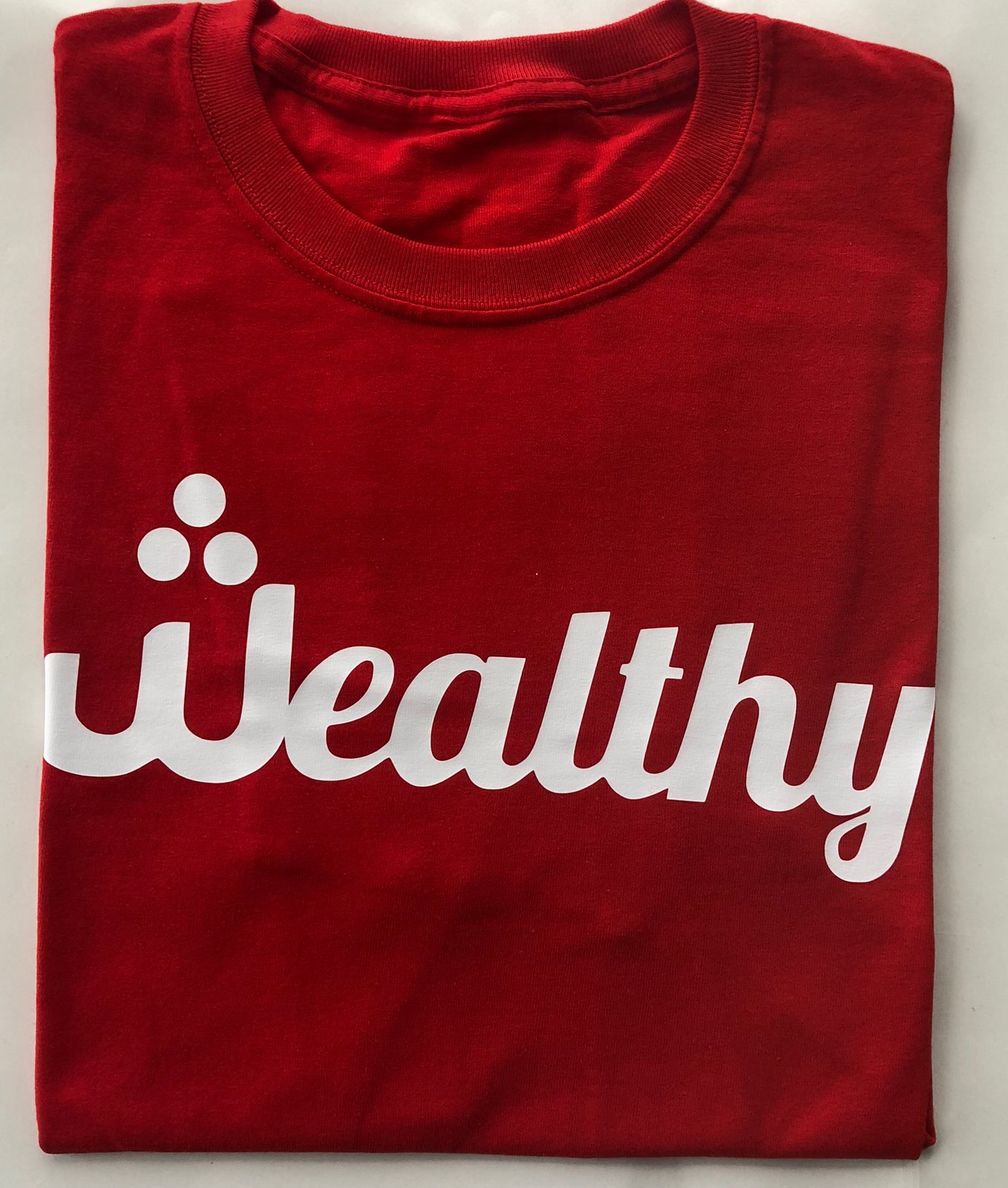 Image of Red Wealthy Tee