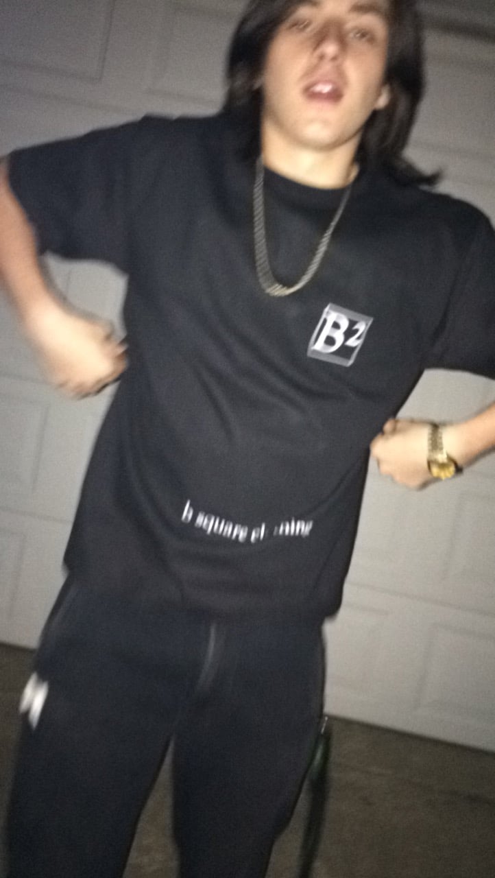 Image of Black original B Square shirt re release