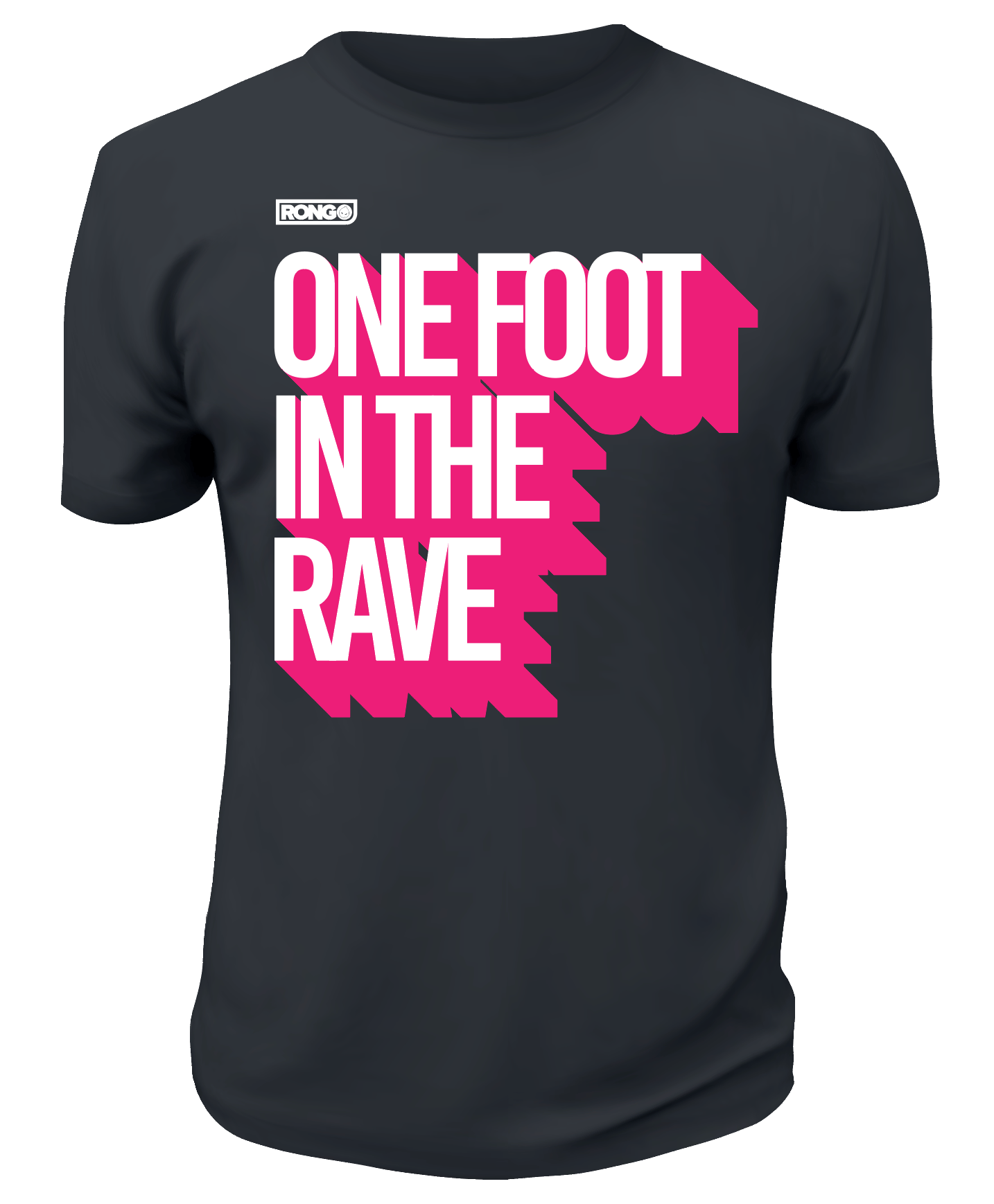 Image of One Foot In The Rave T-Shirt (Free Wristband + Neck Tie)