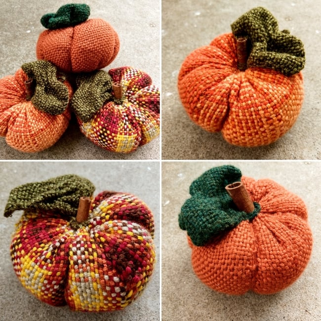 Image of Pumpkin, Soft Sculpture, Handwoven, Medium