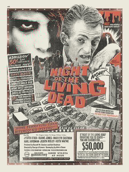 Image of Night Of The Living Dead 18x24 Poster [FREE SHIPPING]