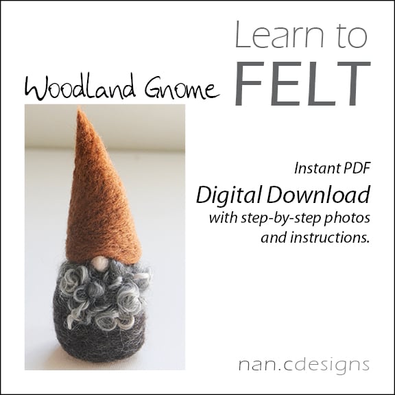 PDF Woodland Gnome Felting Instructions
