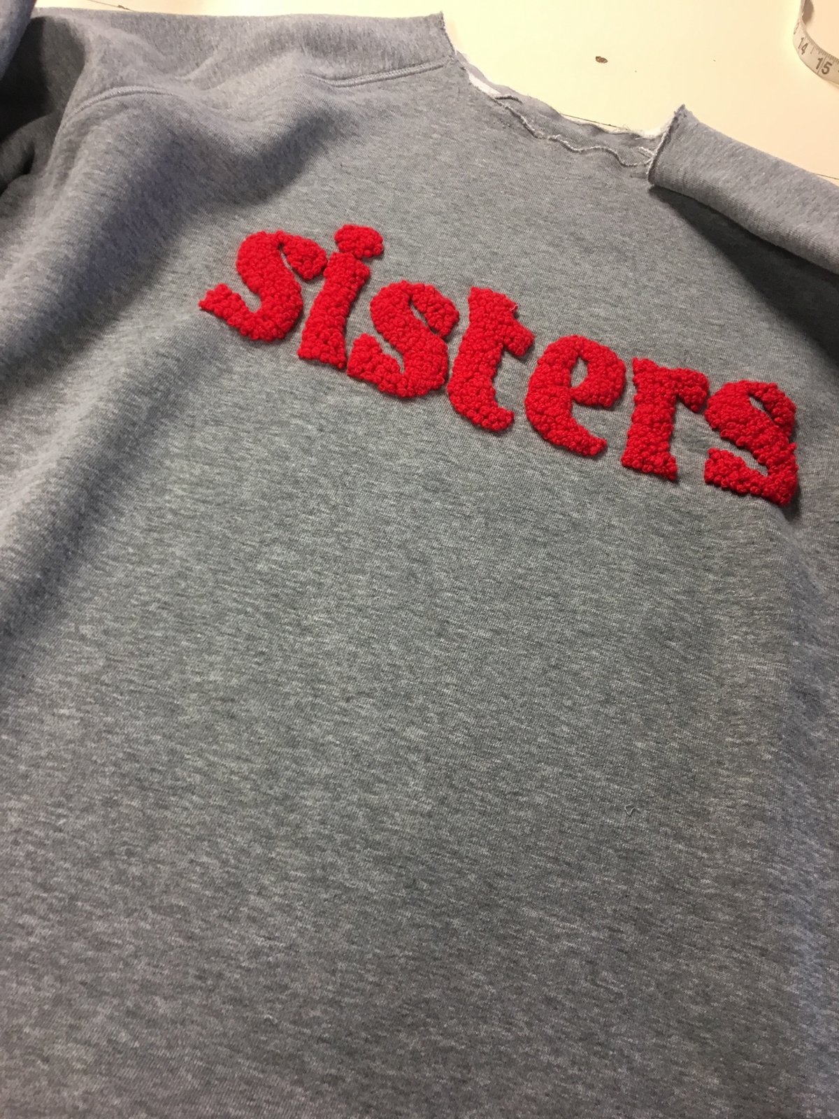 Image of SISTERS Sweater Pre -Order in Grey or Black 