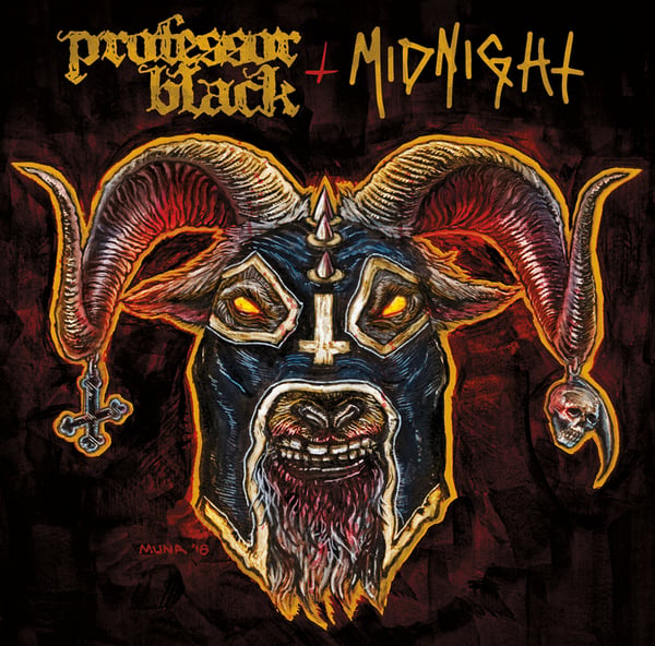 Image of Professor Black + Midnight - Too P**k To Fuck (Black vinyl)