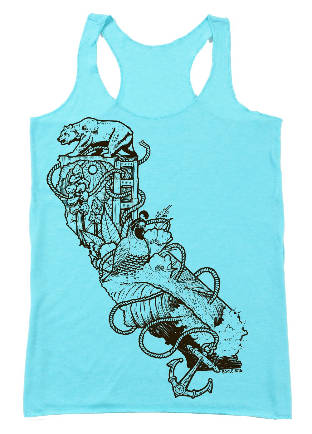 Image of Cali Tank Teal