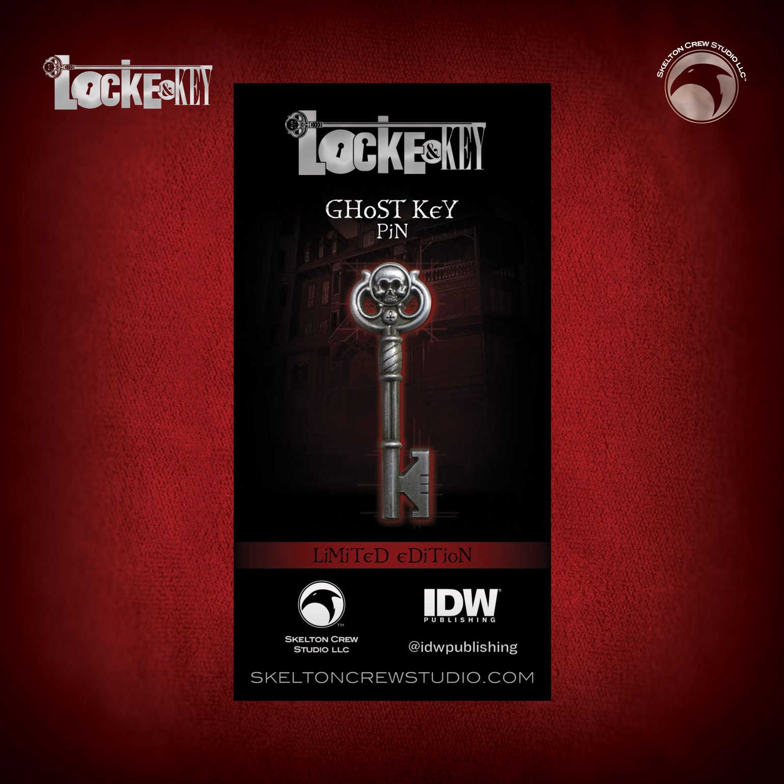 Image of Locke & Key: Limited Edition Ghost Key Pin!