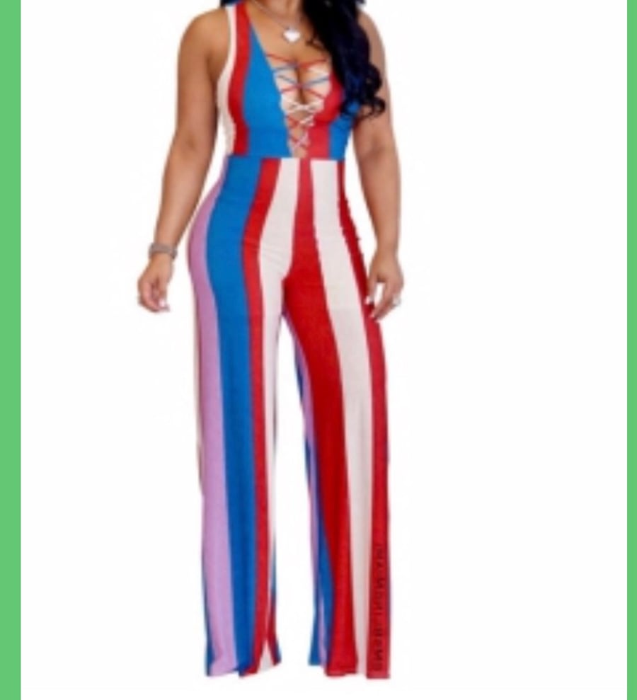 Image of  Patchwork Jumpsuit