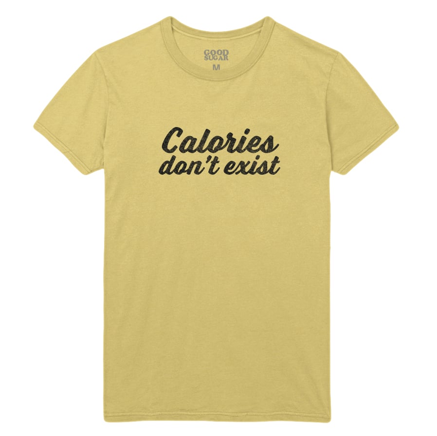 Image of The Calories Don't Exist Tee (Mustard)