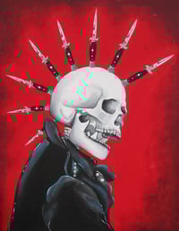 Switchblade Skull Print
