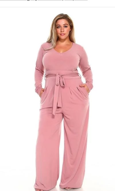 Image of Dusty Pink Jumpsuit