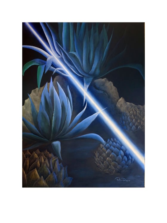 Image of Agaves Azules (Limited edition 15 Art Print) (#Fluorestasaga)