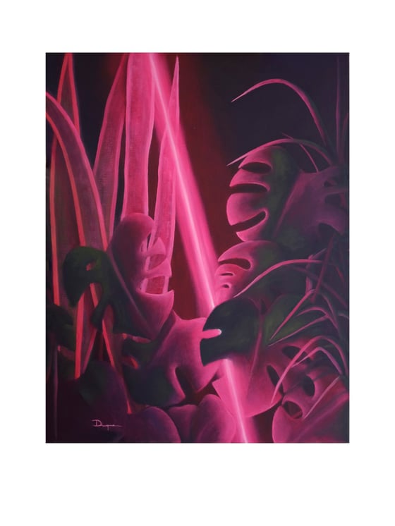 Image of Rosa Tropical (Limited edition 15 Art Print) (#Fluorestasaga)