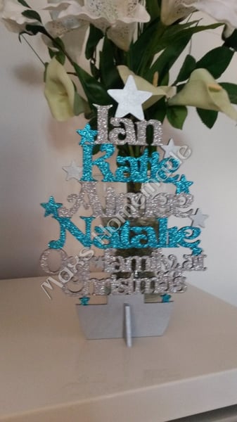 Image of Christmas tree shape bespoke decor