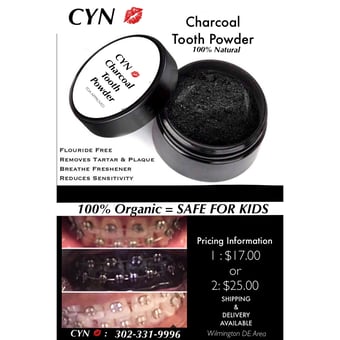 Image of Cyn💋 Charcoal Tooth Powder