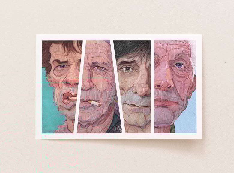 Image of The Rolling Stones illustration