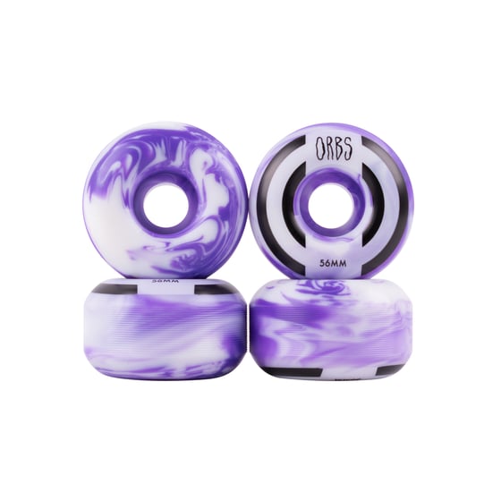 Image of Apparitions Swirls - 56mm - Purple/White
