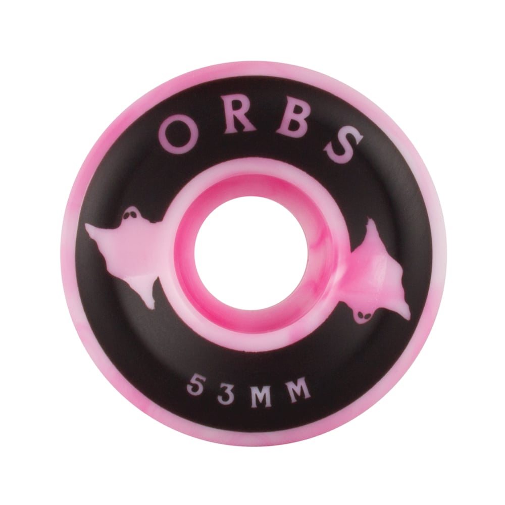 Image of Specters Swirls - 53mm - Pink/White