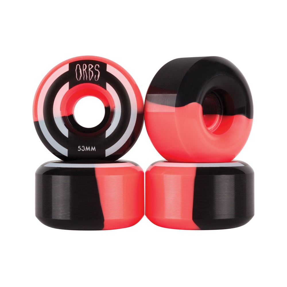 Image of Apparitions Splits - 53mm - Neon Coral/Black