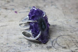 Image of Raw Stone Pendant- Claw Setting