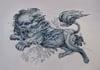 <b>Dan Quintana's</b> <br>Original Painting <br><b>"On Guard"</b>