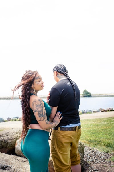 Image of Heart Of A Hustler “Crop Top Tank” ( Teal Green / White )