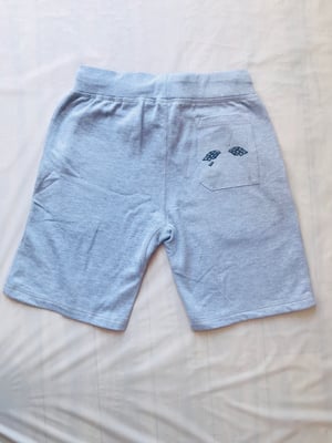 Image of Heart Of A Hustler “Jogger Shorts” ( Grey / Black )