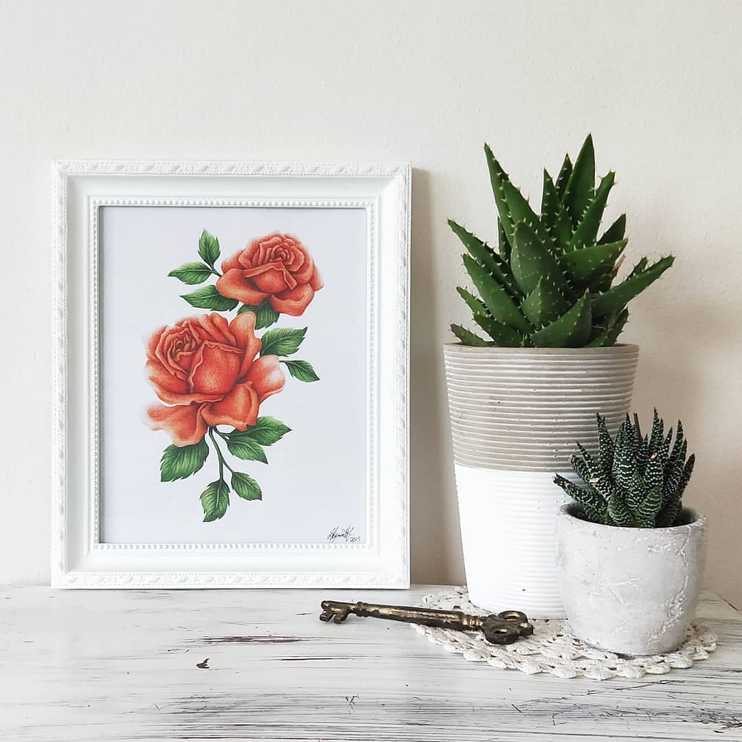 Image of Red Roses - Fine Art Print