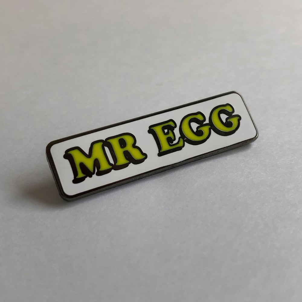 Image of Mr Egg Pin Badge – Original Logo