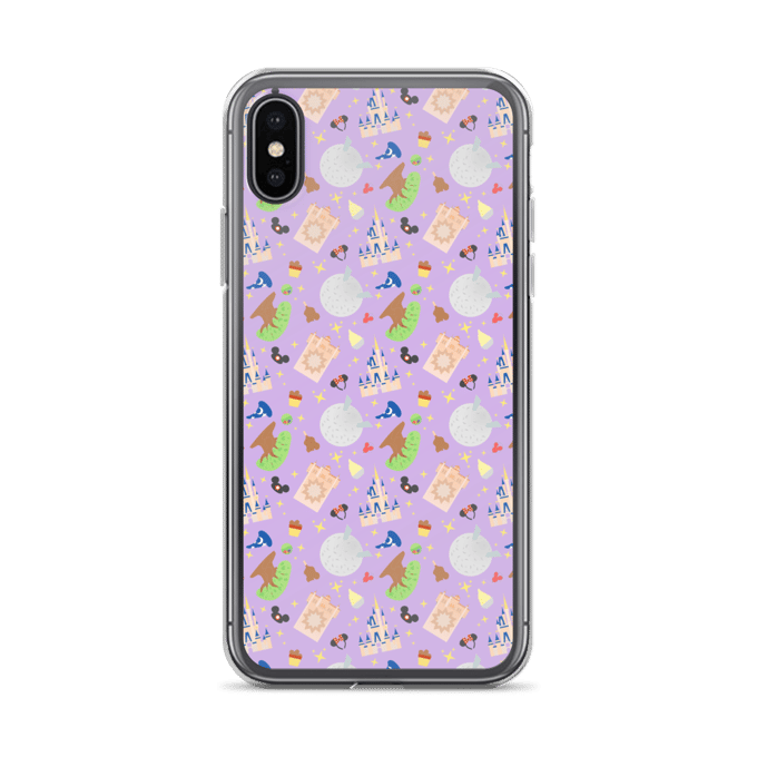 Image of 'The World' Phone Case Lavender Back 