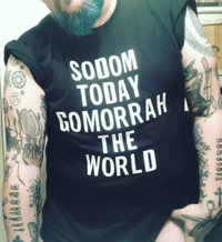 Image 1 of SODOM TODAY GOMORRAH THE WORLD (Black)