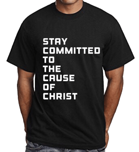 Image of Stay Committed (stack Tee)