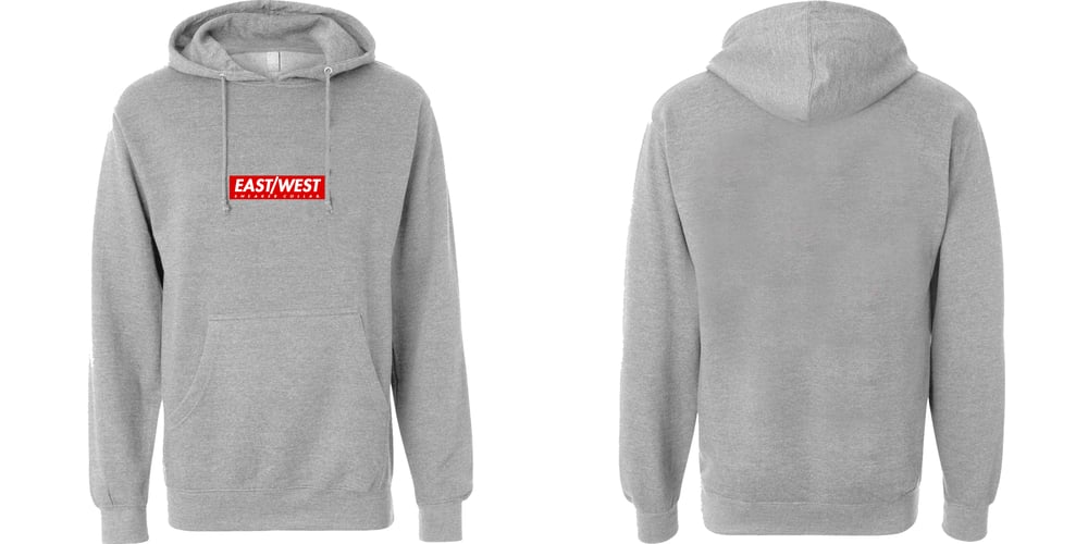 Image of EWSC Heather Grey Box Logo Hoodie