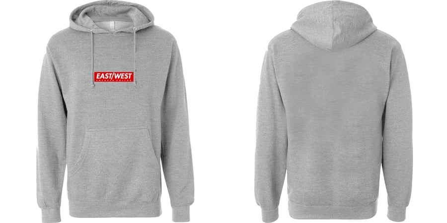 Image of EWSC Heather Grey Box Logo Hoodie