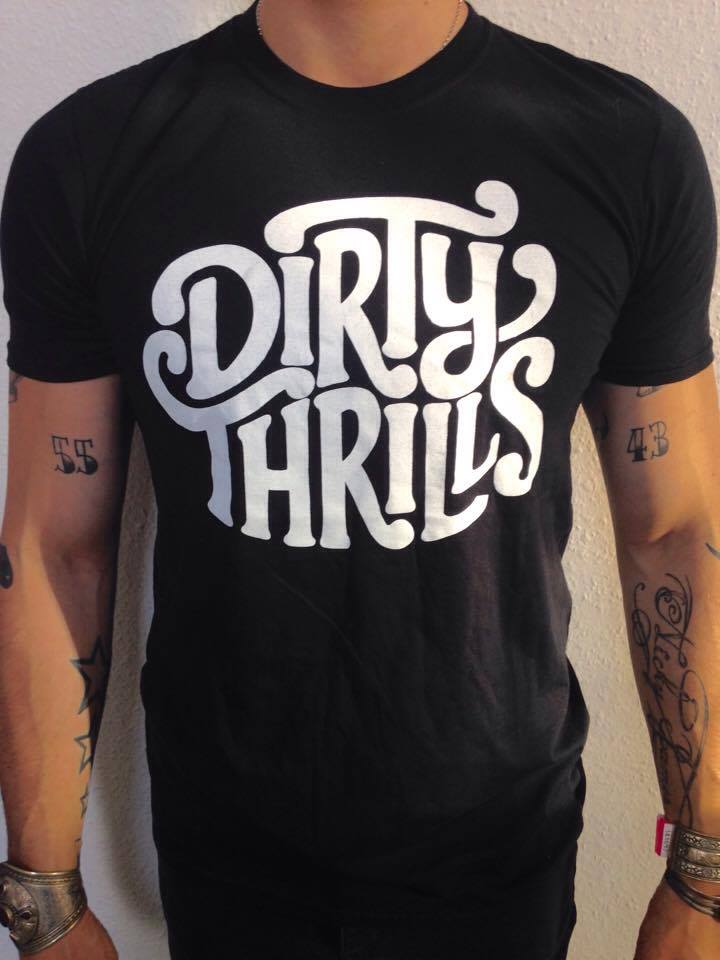 Image of Official Dirty Thrills Logo T-Shirt