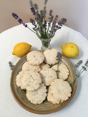 Image of Lemon Lavender Cookies - TWO DOZEN