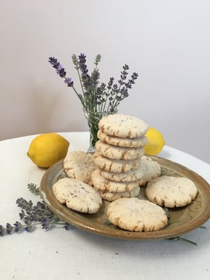 Image of Lemon Lavender Cookies - TWO DOZEN