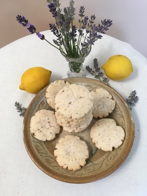 Image of Lemon Lavender Cookies - TWO DOZEN