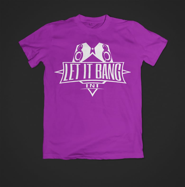 Image of Pink Let It Bang T-Shirt