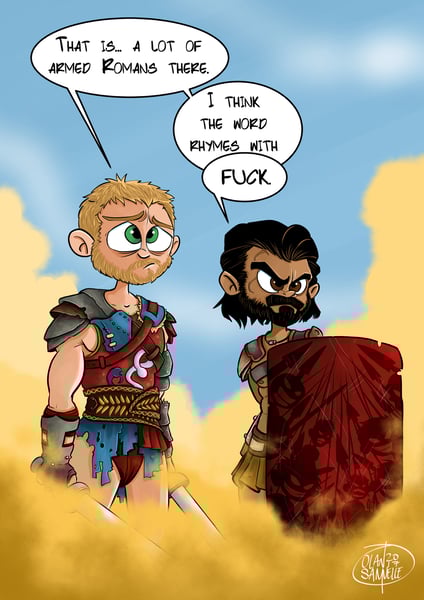 Image of Too many Romans.