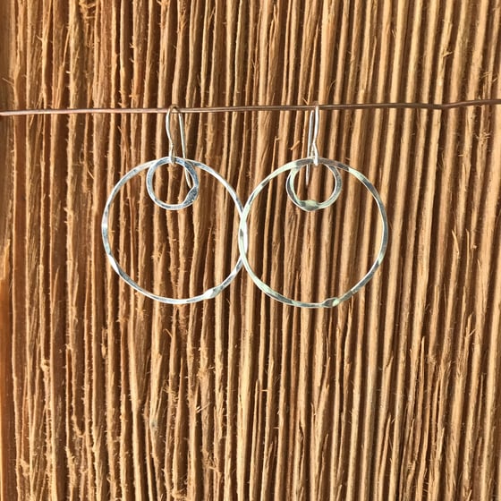 Image of Shape Series- Two circles earrings