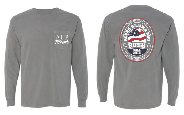 Image of Long sleeve Fall 2018 rush shirt