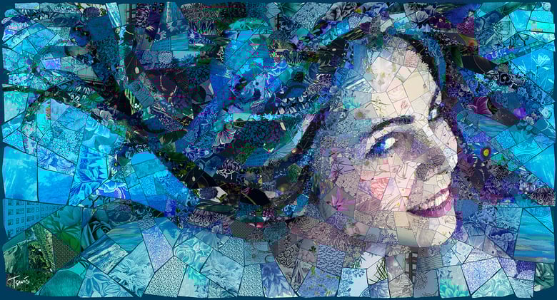 Image of APHRODITES "My Venus - my Medusa" (Limited edition digital mosaic on canvas)
