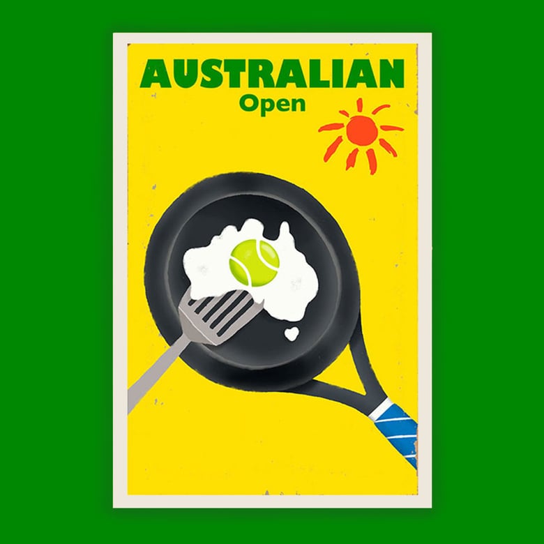 Image of Australian Open Tennis Poster